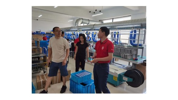 牛商争霸赛走访江苏森维电子有限公司