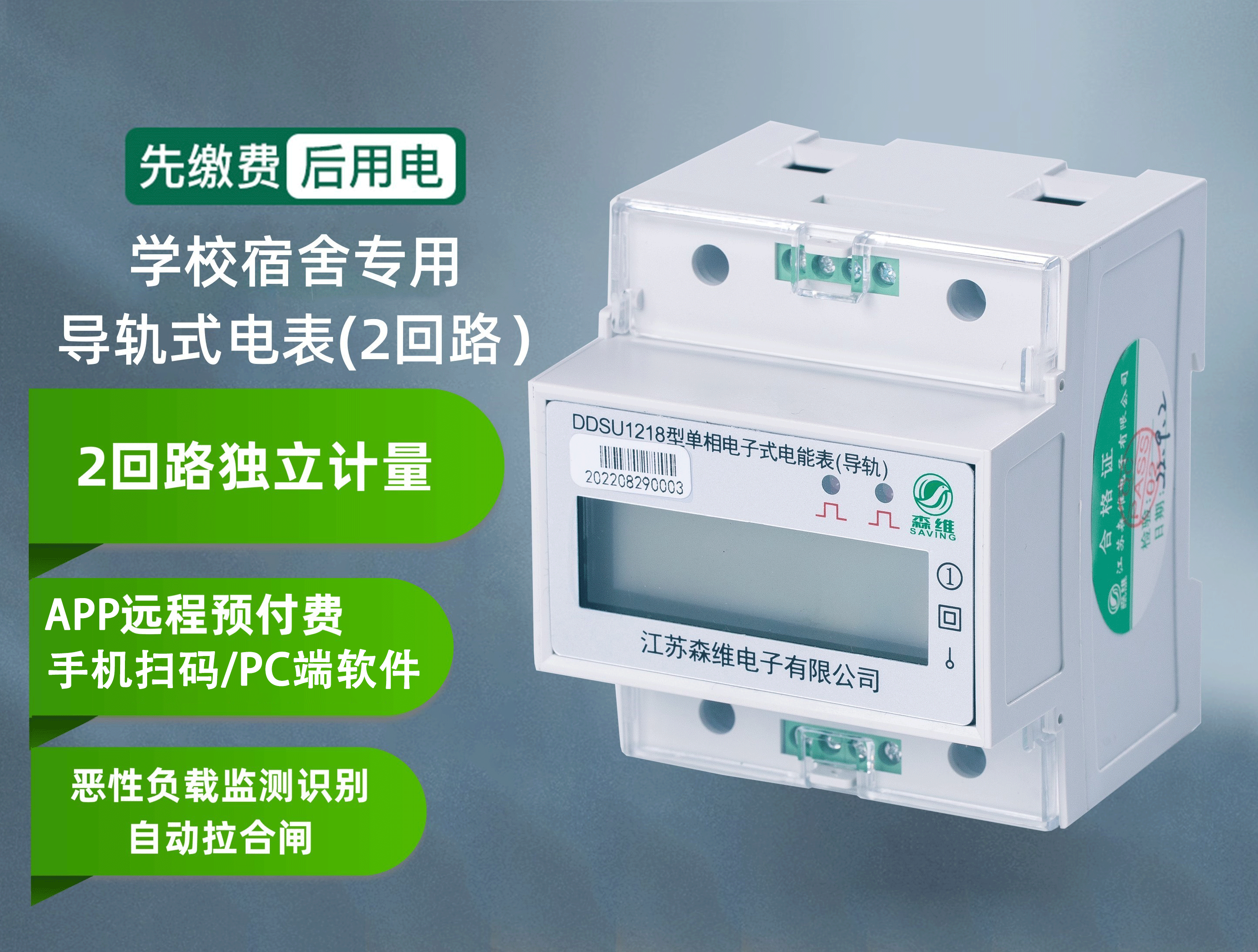 一进两出智能电表：校园用电管理的革新力量
